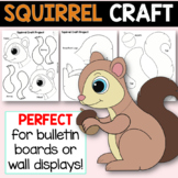 Woodland Forest Animals SQUIRREL Printable Craft Project