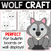 Woodland Forest Animals WOLF Printable Craft Project