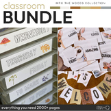 Woodland Forest Theme Classroom Decor BUNDLE | INTO THE WOODS