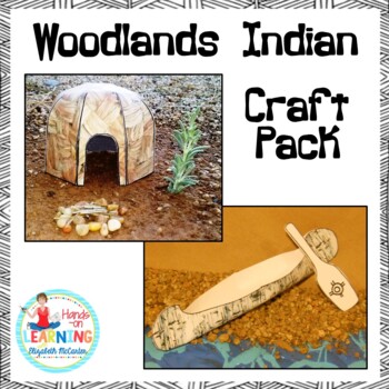 Preview of Woodland Indian Wigwam and Canoe Craft Pack