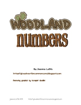 Preview of Woodland Numbers