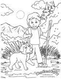 Woodland Party - Coloring Book