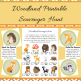 Woodland Printable Scavenger Hunt