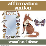 Woodland Theme Affirmation Station Mirror Display Forest Animals