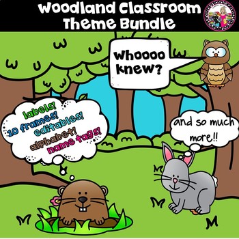 Preview of Woodland Theme Classroom