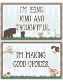 Woodland Theme - Classroom Decoration - Behavior Chart