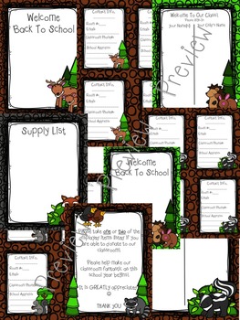 Preview of Woodland Themed Open House Starter Kits!