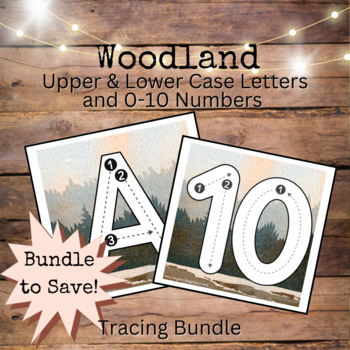Camping Tracing Worksheets, Letter & Number Tracing