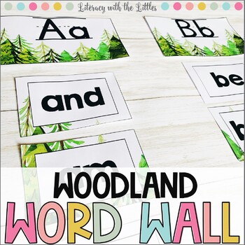 Preview of Woodland Word Wall | Classroom Decor