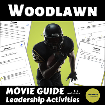 Preview of Woodlawn Movie Guide with Leadership Activities