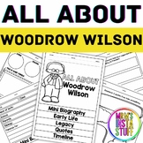 Woodrow Wilson Flipbook Research Biography Unit President's Day