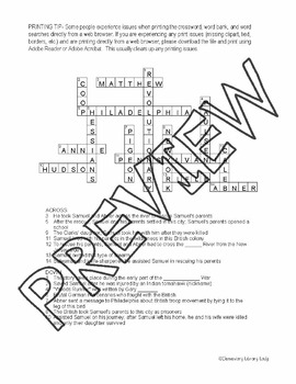 Woods Runner Vocabulary Week #1 Crossword - WordMint