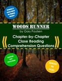 Woods Runner Close Reading Comprehension Questions & Essay Topics