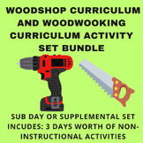 Woodshop Curriculum ( 3 Sub Day or Classroom Day Woodshop 