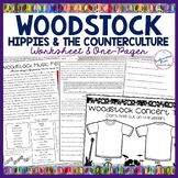 Woodstock Hippies Counterculture Worksheet