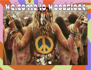 Preview of Woodstock Simulation Gallery Walk Interactive Activity with Free Bonus Activity