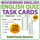 Woodward English Quiz - Task Cards - Set 1