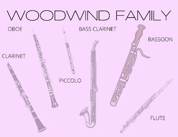 Woodwind Family Puzzle by The Magical Music Teacher | TPT