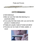 Woodwind Instrument Family Guide