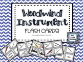 Woodwind Instrument Flash Cards & Matching Game