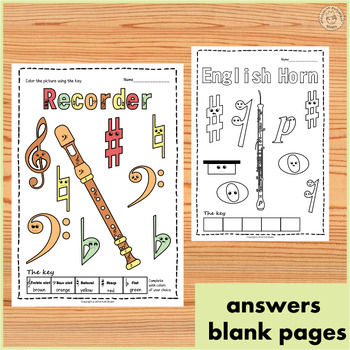 woodwind coloring pages