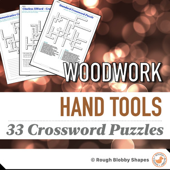 Preview of Woodwork - Hand Tools - Crossword Puzzles