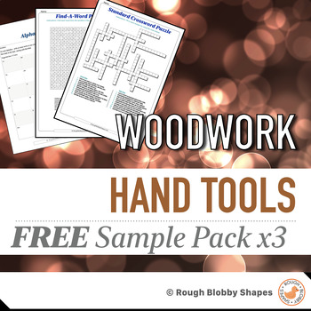 Preview of Woodwork - Hand Tools - Free Sample Pack