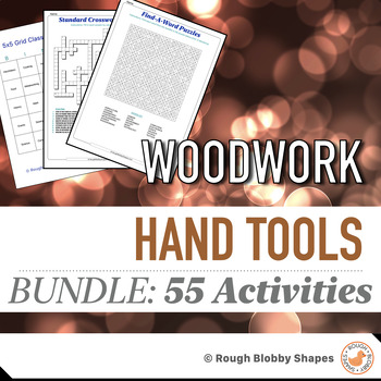 Preview of Woodwork - Hand Tools - Resources Bundle
