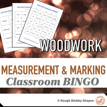 Preview of Woodwork - Measurement and Marking - Classroom BINGO