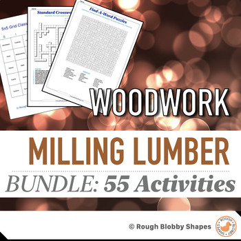 Preview of Woodwork - Milling Lumber and Sawmills - Resources Bundle