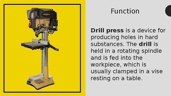 Woodworking Drill Press Safety Lecture Test by Derek 