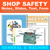 Woodworking Machine Safety Notes, Google Slide Decks and Tests