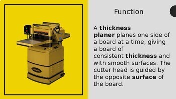 Woodworking Surface Planer Safety Lecture Test by Derek 