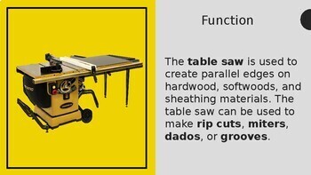 Woodworking Table Saw Safety Lecture Test by Derek Bair 