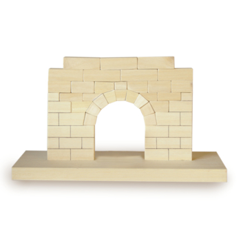 Preview of Woodworking plans for Roman arch educational model