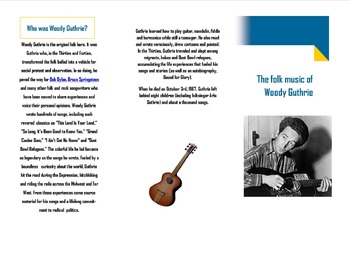 Preview of Woody Guthrie Brochure