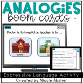 Word Analogies BOOM™ Cards for Speech Therapy