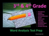 SOL Word Analysis/Language Arts Test Prep - Grades 3 & 4