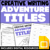 Creative Writing Prompts Story Starters Activity - Daily W