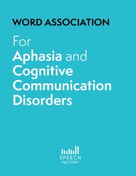 Preview of Word Association for Aphasia and Cognitive Communication Disorders SLP