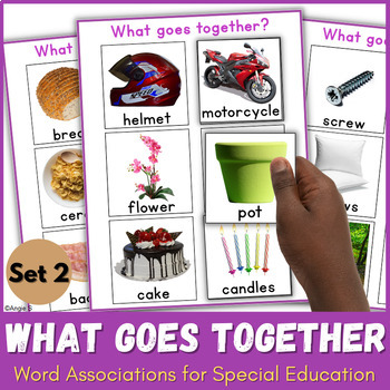 Preview of Word Associations Speech Therapy Activity | What Goes Together Set 2 
