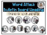 Word Attack Reading & Writing Bulletin Board Heading