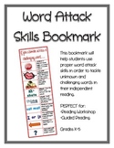 Word Attack Skills Bookmark