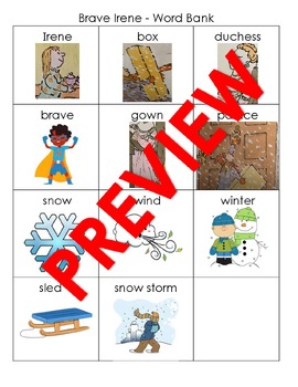 Preview of Word Bank BUNDLE with Pictures - 1st Grade