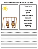 Word Bank Writing Prompt Worksheets