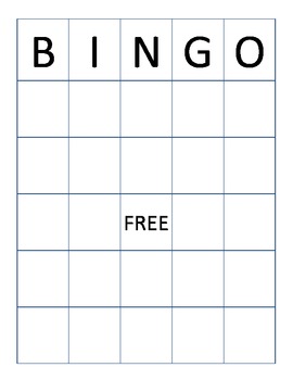 Word Bingo Board by Kaylin Nichols | Teachers Pay Teachers