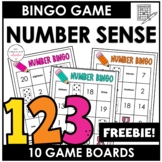 Bingo Game Numbers 1-20 Number Sense: Words, Numerals & Do