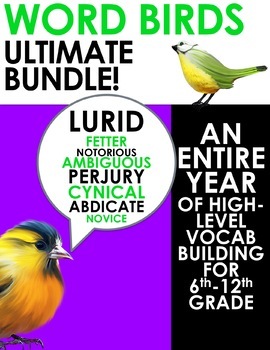 Bird Words Teaching Resources | Teachers Pay Teachers