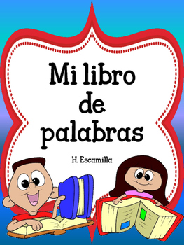 Preview of Word Book - Mi libro de palabras - in Spanish