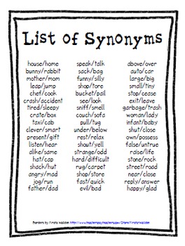 A Crazy Synonym Guide — Definition, Antonyms, and Examples - INK